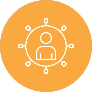 seo modern simgesinin vektör illüstrasyonu