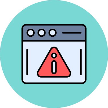 tarayıcı simgesi vektör illüstrasyonu