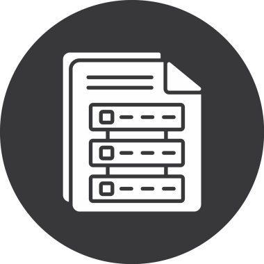 belge simgesi. vektör illüstrasyonu