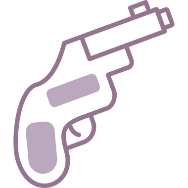 tabanca, illüstrasyon, vektör, beyaz arka planda.