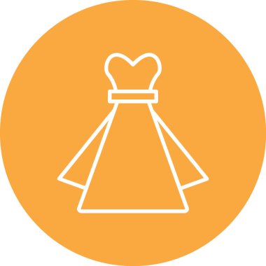 Gelinlik. Basit tasarım