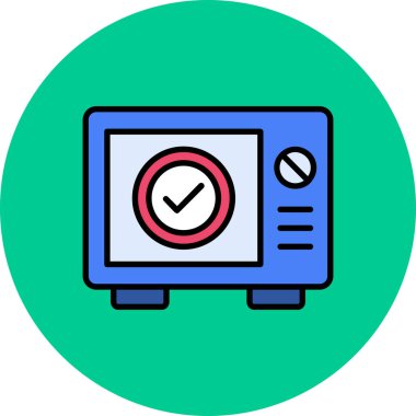 Bilgisayar simgesi. Basit resimleme