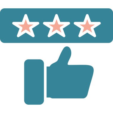 Moda biçimi izole edilmiş arkaplanda derecelendirme simgesi