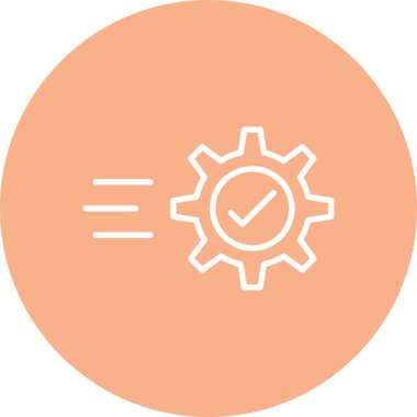 dişli simgesi vektör illüstrasyonu