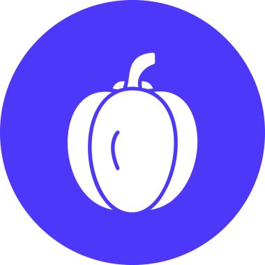 soyut arkaplanda kabak simgesi izole edildi