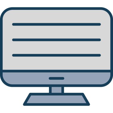 bilgisayar simgesi vektör illüstrasyonu