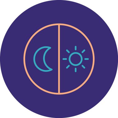 Vektör güneş illüstrasyonu, basit web illüstrasyonu