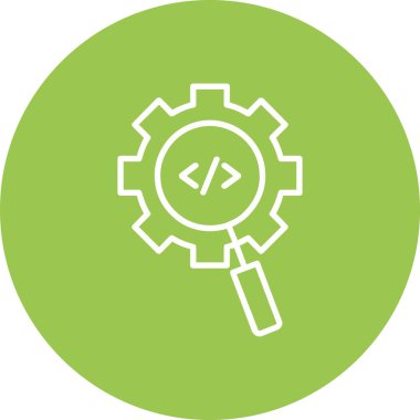 Arama simgesi vektör illüstrasyonu