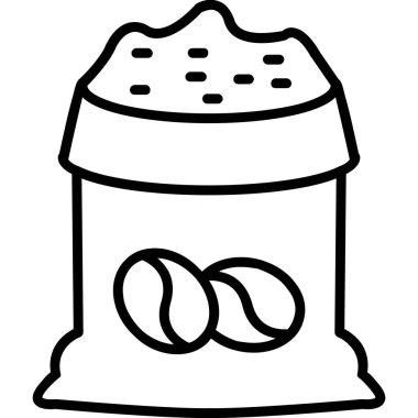 kahve fincanı ikonu vektör illüstrasyonu