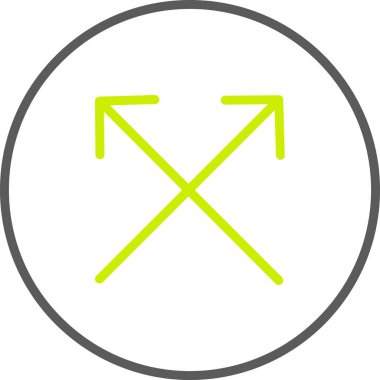 ok simgesi vektör illüstrasyonu