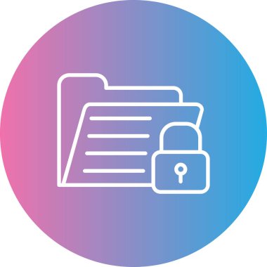 Belge simgesinin vektör illüstrasyonu