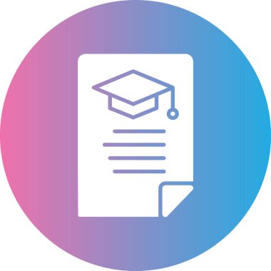 Eğitim simgesinin vektör illüstrasyonu