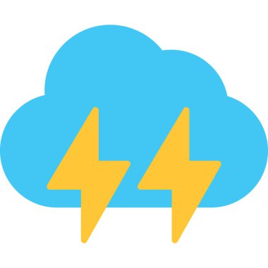 Hava durumu simgesi, vektör illüstrasyonu