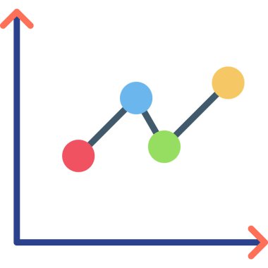 grafik ikonu vektör illüstrasyonu
