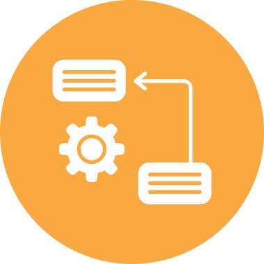 trend düz biçimli vektör seo simgesi