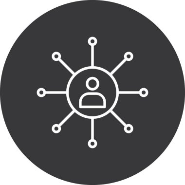 kullanıcı vektör çizgisi simgesi