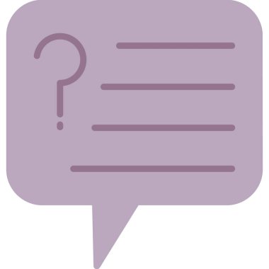 kabarcık sohbet simgesi doldurulmuş ana hat biçimi