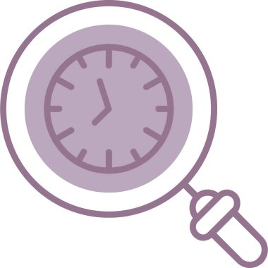 Büyüteç, illüstrasyon, beyaz arkaplan vektörü.