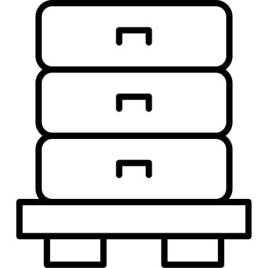 Modern bir binanın vektör çizimi