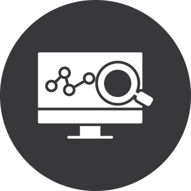 seo modern simgesinin vektör illüstrasyonu