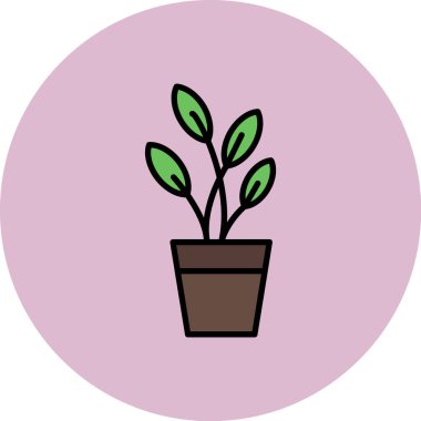 Kaktüs simgesinin vektör illüstrasyonu