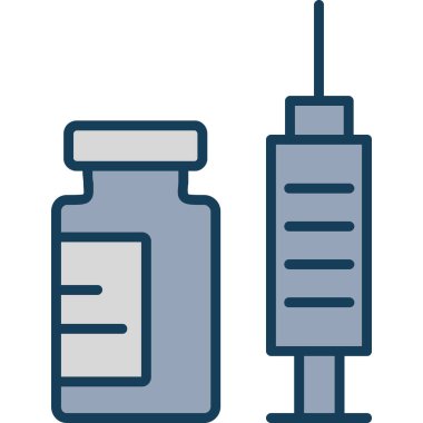 İlaç şişesi. basit vektör