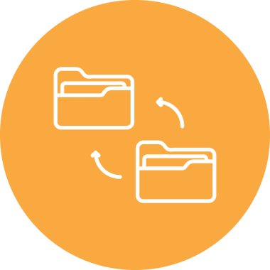 Dosya. Web simgesi basit illüstrasyon