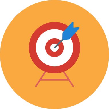 hedef vektör simgesi, modern biçim