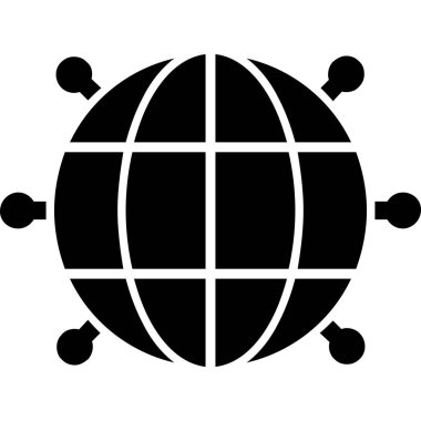dünya vektör simgesi resimlemesi