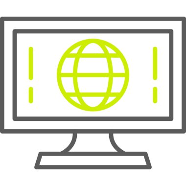 bilgisayar simgesi, vektör illüstrasyonu