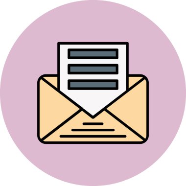 e- posta simgesi vektör illüstrasyonu