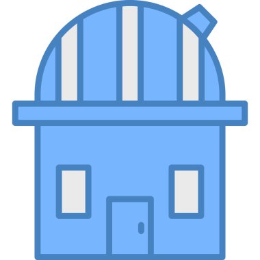 bina inşaat evi simgesi - taslak biçimi