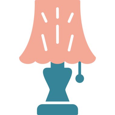 hafif lamba ikonu vektör illüstrasyonu