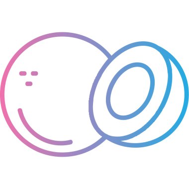 Bir yüz simgesinin vektör illüstrasyonu