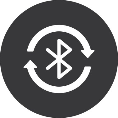Bluetooth. Web simgesi basit tasarım