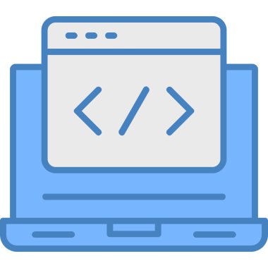 Web kodlama geliştirme vektör illüstrasyonu