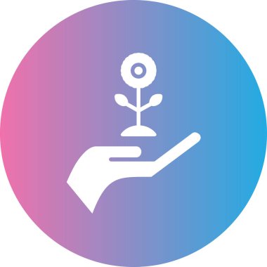 Bir ağaç simgesinin vektör illüstrasyonu