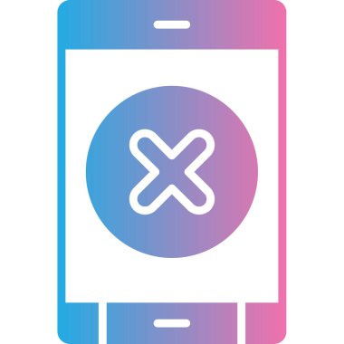 Vektör Mobil simge illüstrasyonu