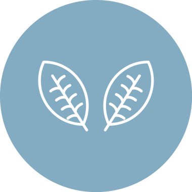 Yaprak ikonu vektör illüstrasyonu