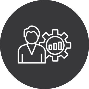 seo modern simgesinin vektör illüstrasyonu