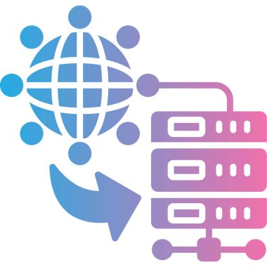 genel ağ vektör simgesi