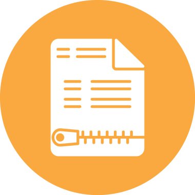 belge simgesi vektör illüstrasyonu