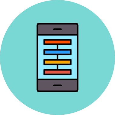 Cep telefonu vektör çizimi