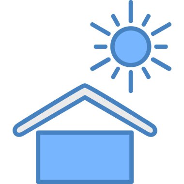 Güneş Simgesi Vektör illüstrasyonu