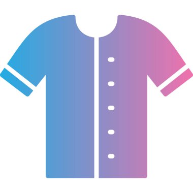 shirt simgesi vektör illüstrasyonu