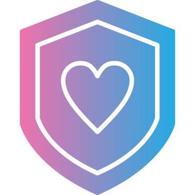 Aşk simgesinin vektör illüstrasyonu