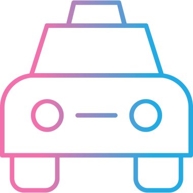 - Araba. Web simgesi basit illüstrasyon