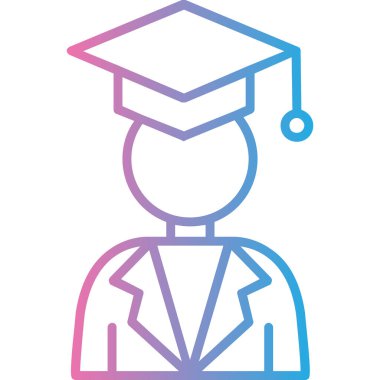 Eğitim simgesi vektör illüstrasyonu