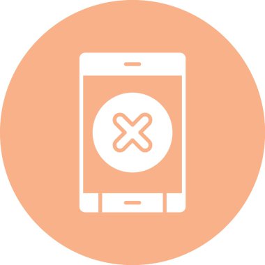 Vektör akıllı telefon simgesi illüstrasyonu