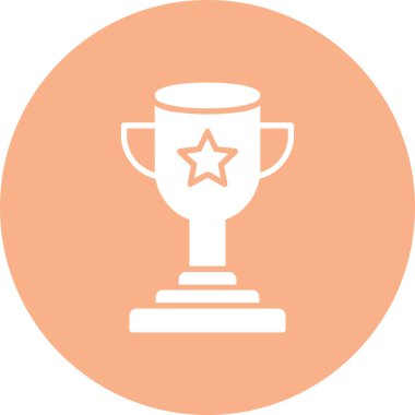 kupa simgesi vektör illüstrasyonu